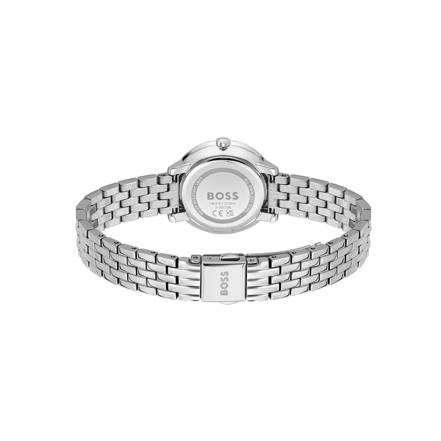 Hugo Boss Dames Horloge HB1502819 28 mm Zilverkleurig