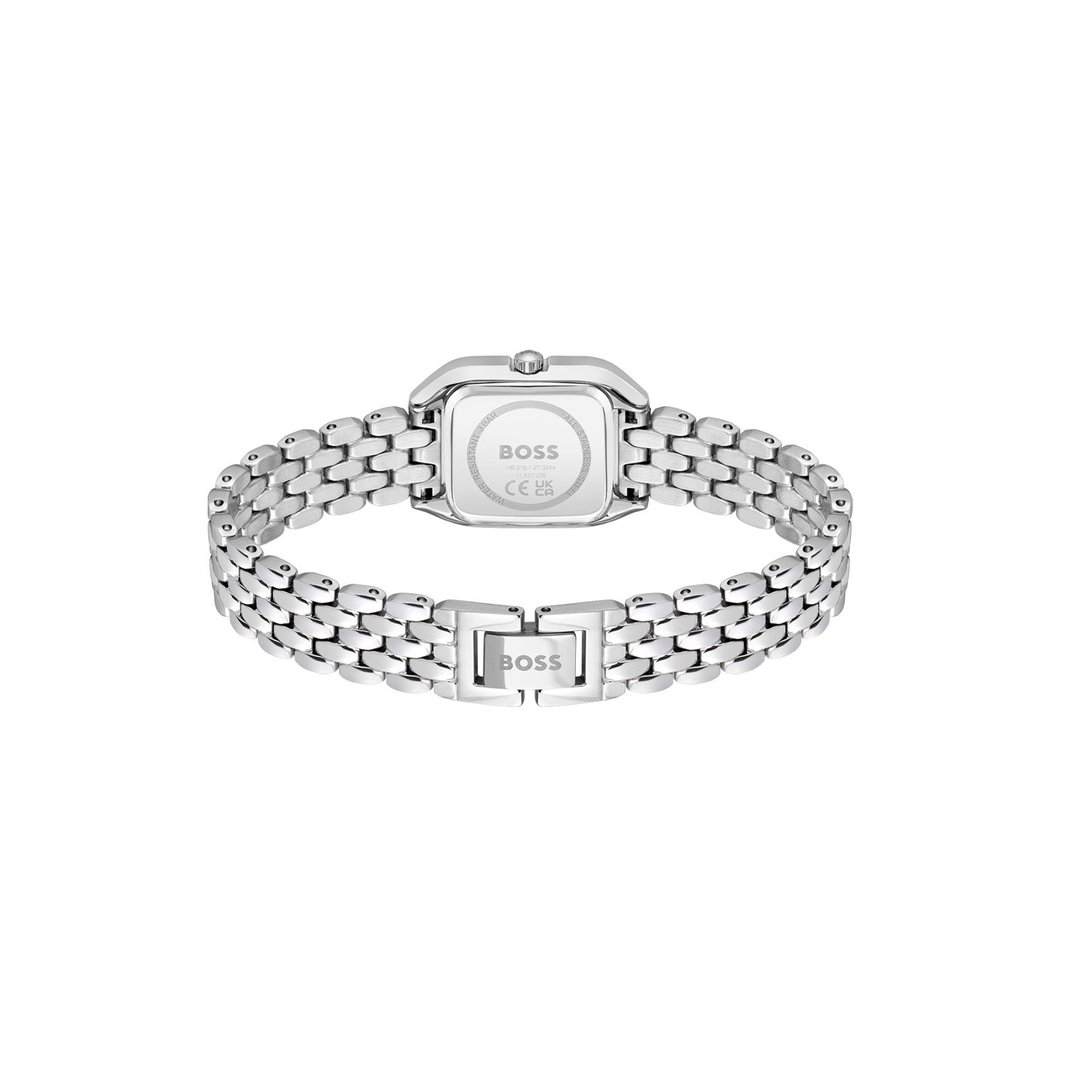Hugo Boss Dames Horloge HB1502821 22 mm Zilverkleurig