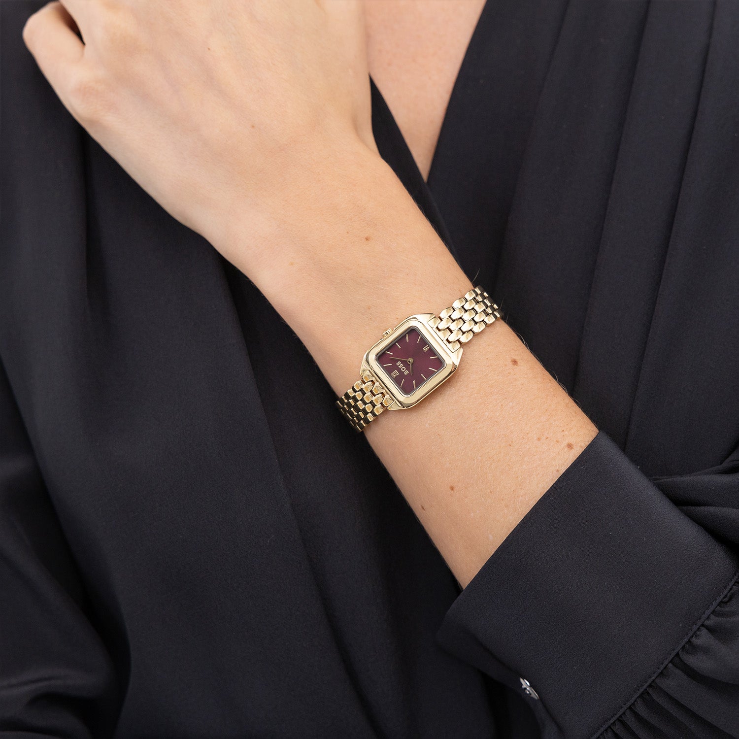 Hugo Boss Dames Horloge HB1502824 22 mm Goudkleurig