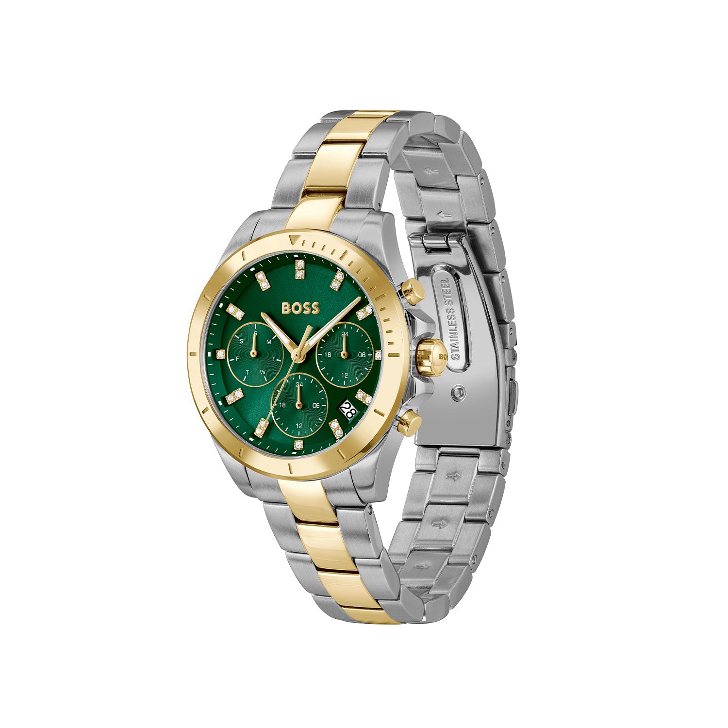 Hugo Boss Dames Horloge HB1502827 36 mm Zilverkleurig