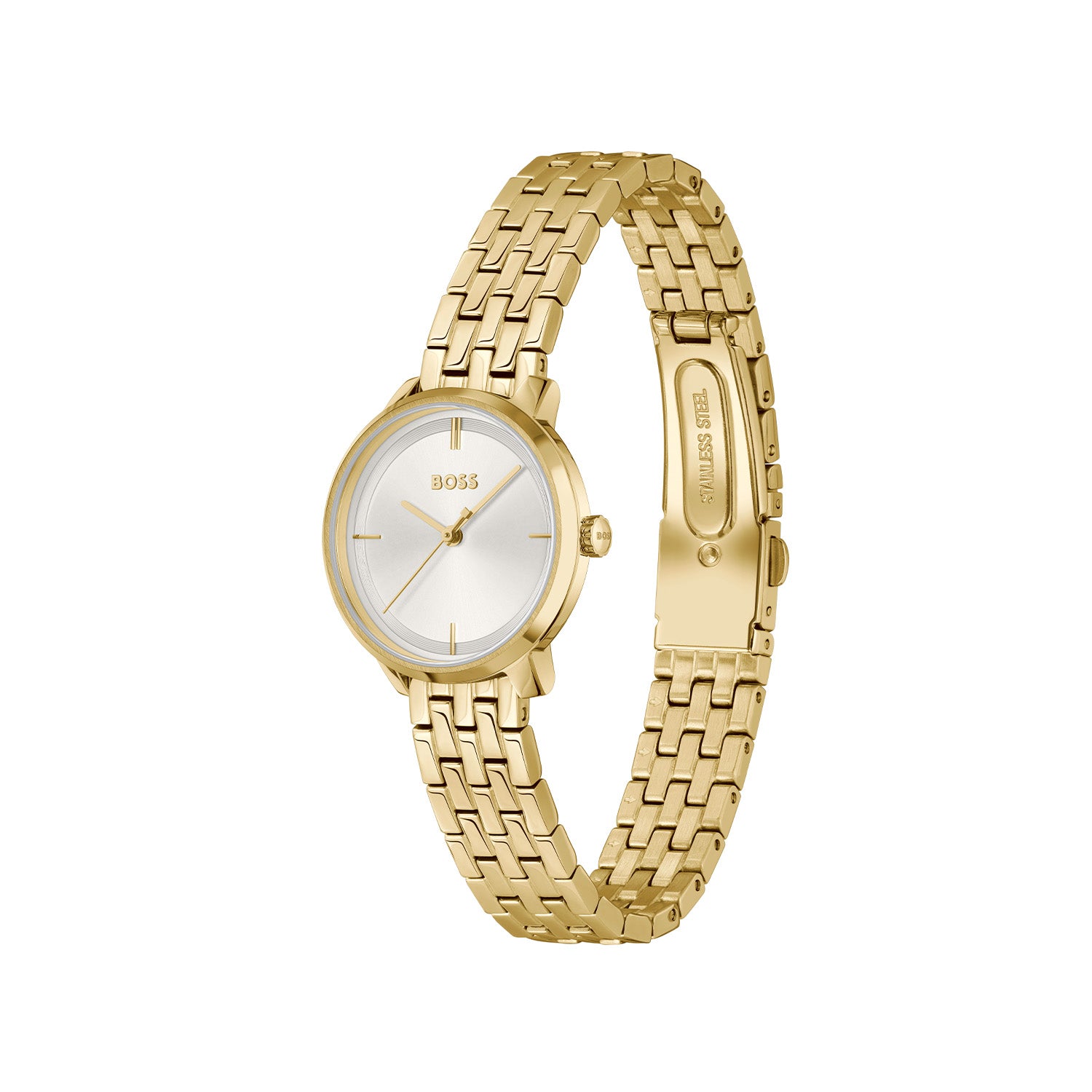 Hugo Boss Dames Horloge HB1502835 28 mm Goudkleurig