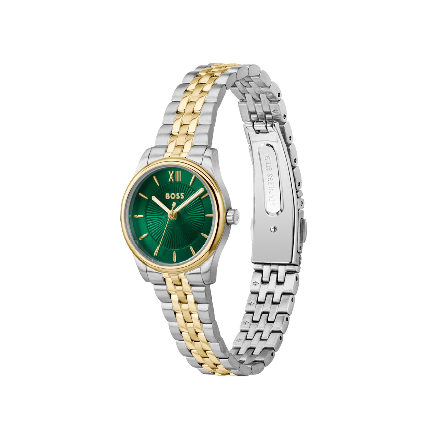 Hugo Boss Dames Horloge HB1502841 25 mm Zilverkleurig
