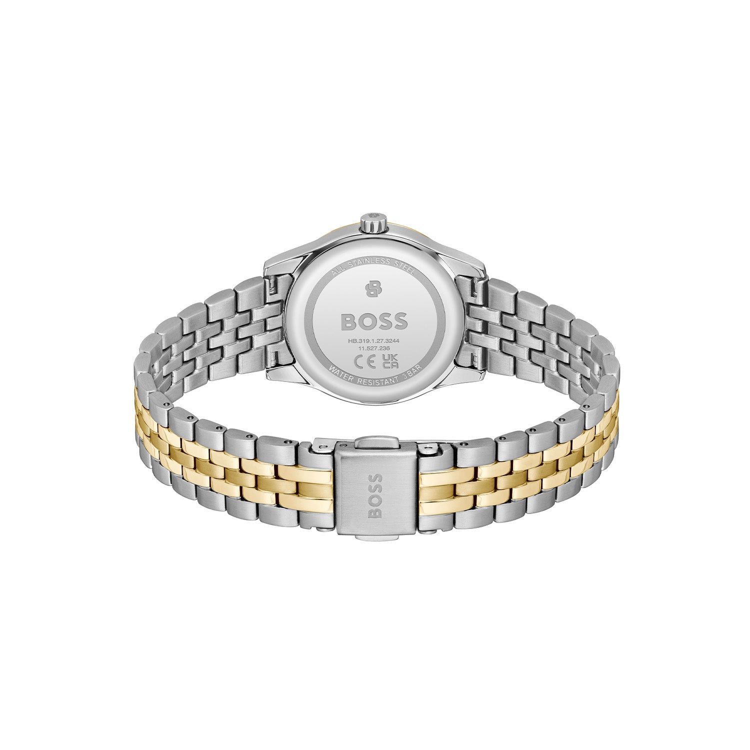 Hugo Boss Dames Horloge HB1502841 25 mm Zilverkleurig