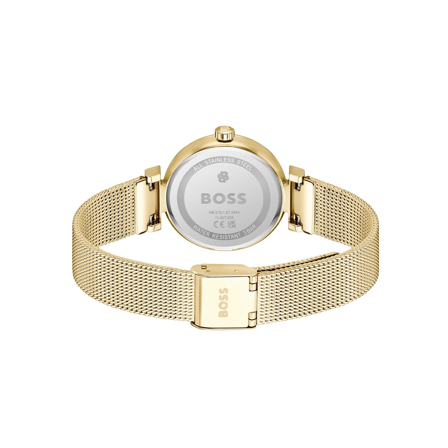 Hugo Boss Dames Horloge HB1502855 32 mm Goudkleurig