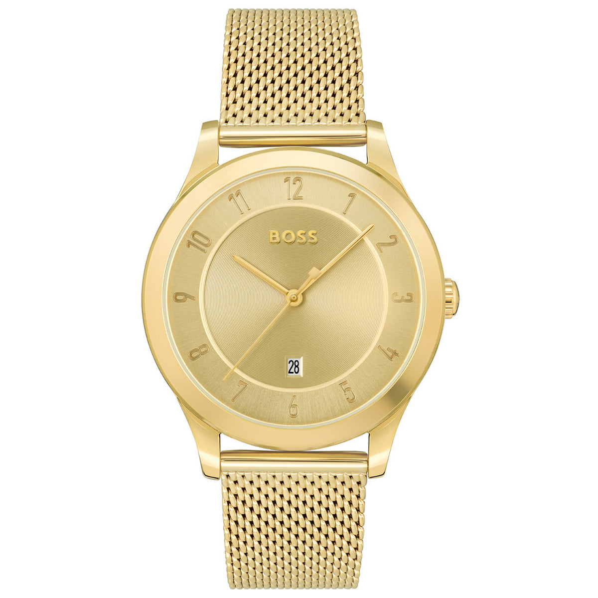 Hugo Boss Heren Horloge HB1513982 41 mm Goudkleurig