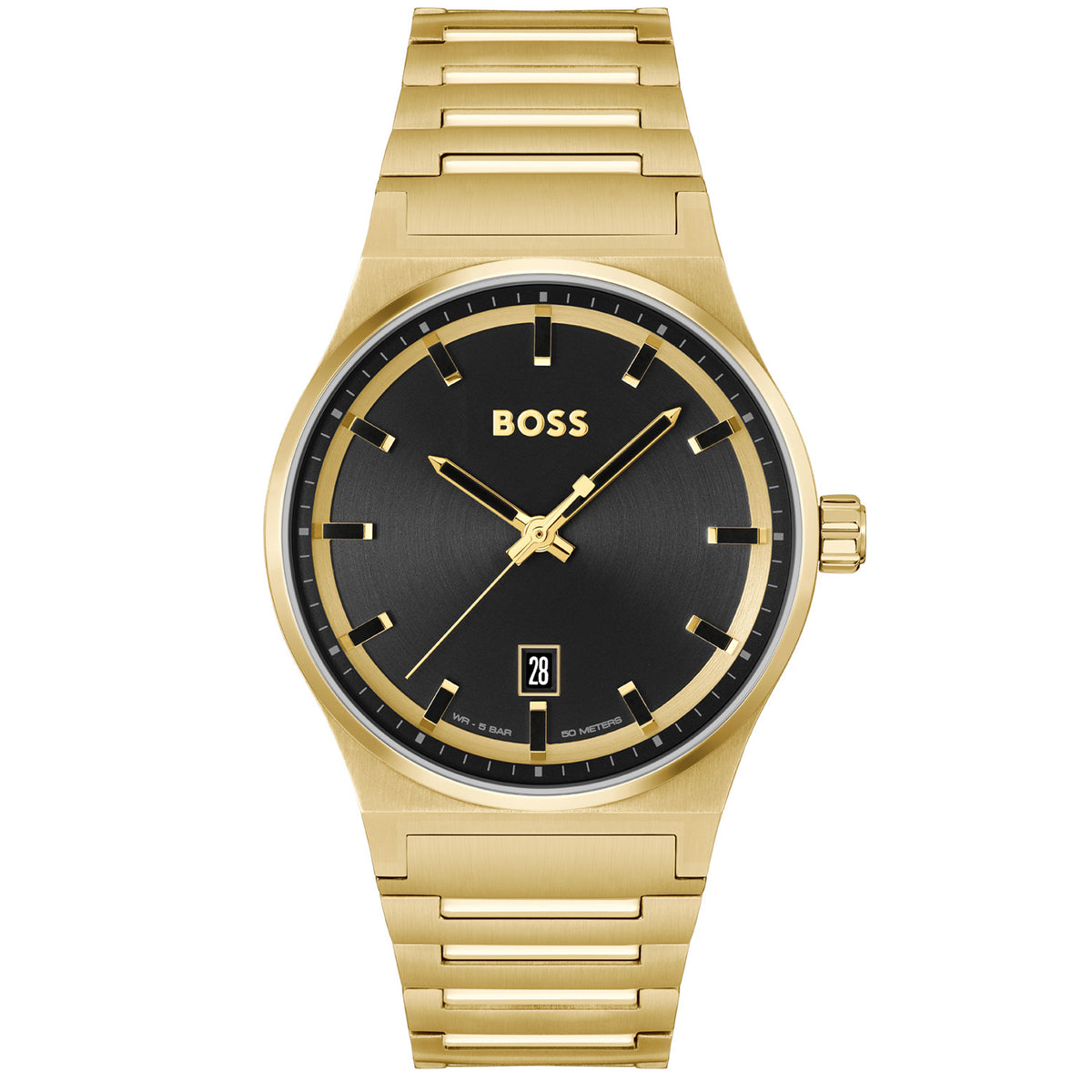 Hugo Boss Heren Horloge HB1514077 41 mm Goudkleurig