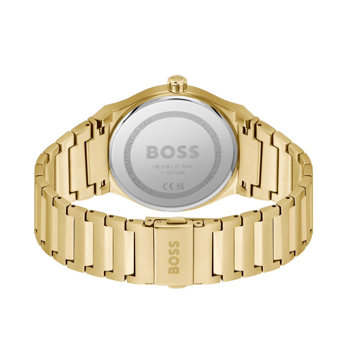 Hugo Boss Heren Horloge HB1514077 41 mm Goudkleurig