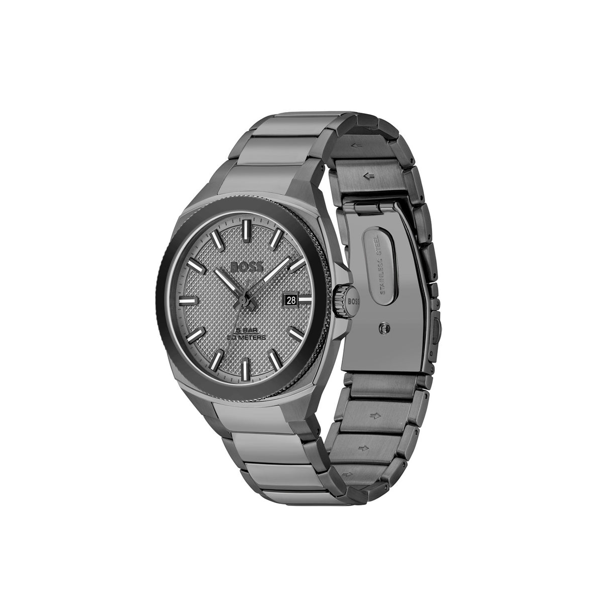 Hugo Boss Heren Horloge HB1514137 41 mm Grijs