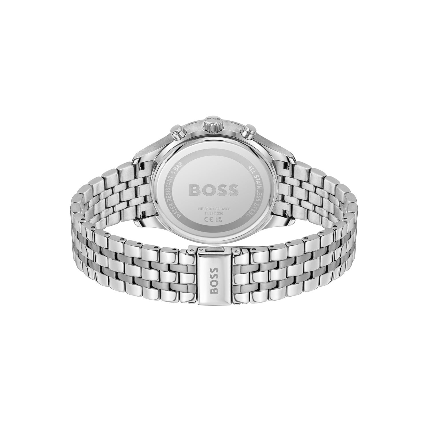 Hugo Boss Heren Horloge HB1514157 42 mm Zilverkleurig
