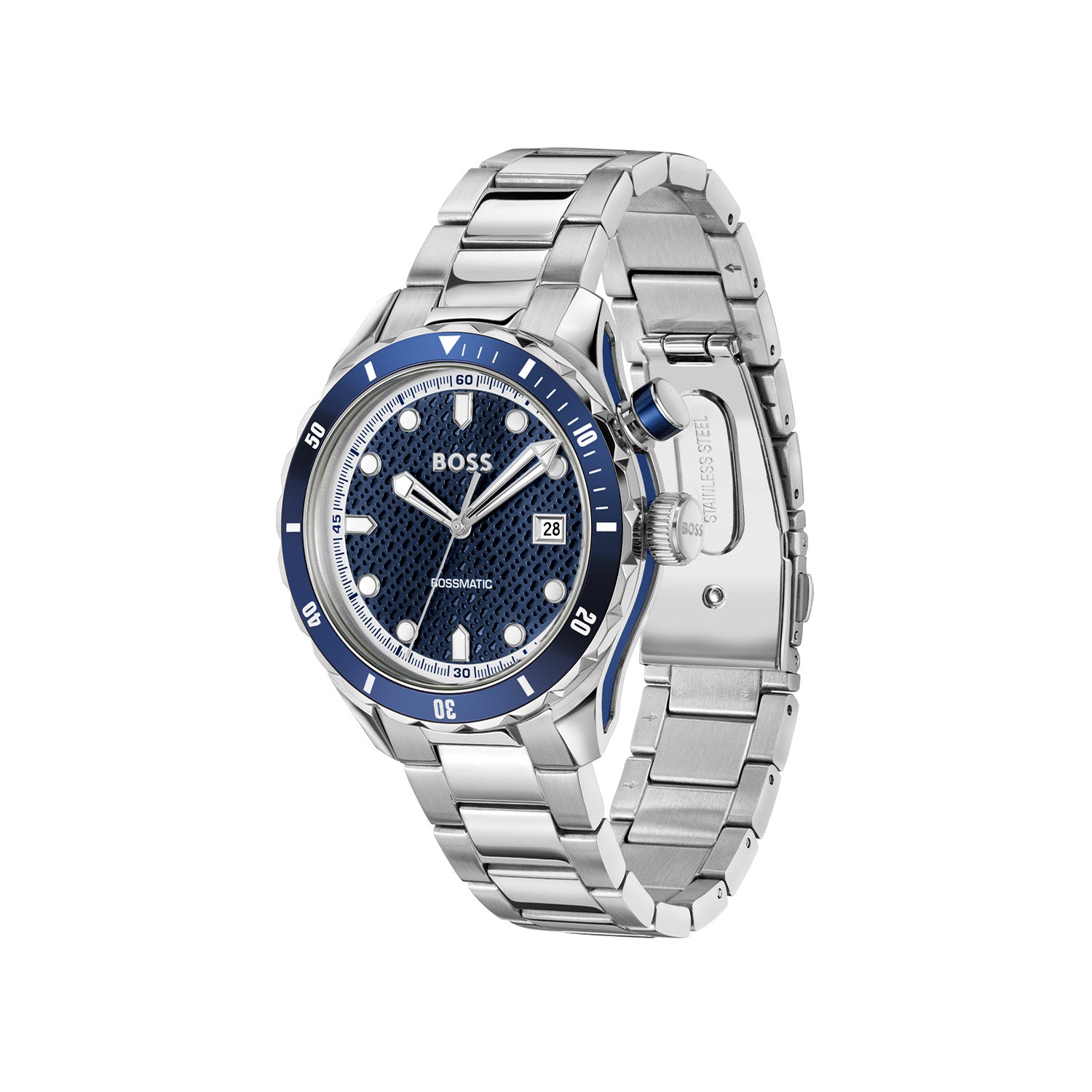 Hugo Boss Heren Horloge HB1514177 42 mm Zilverkleurig