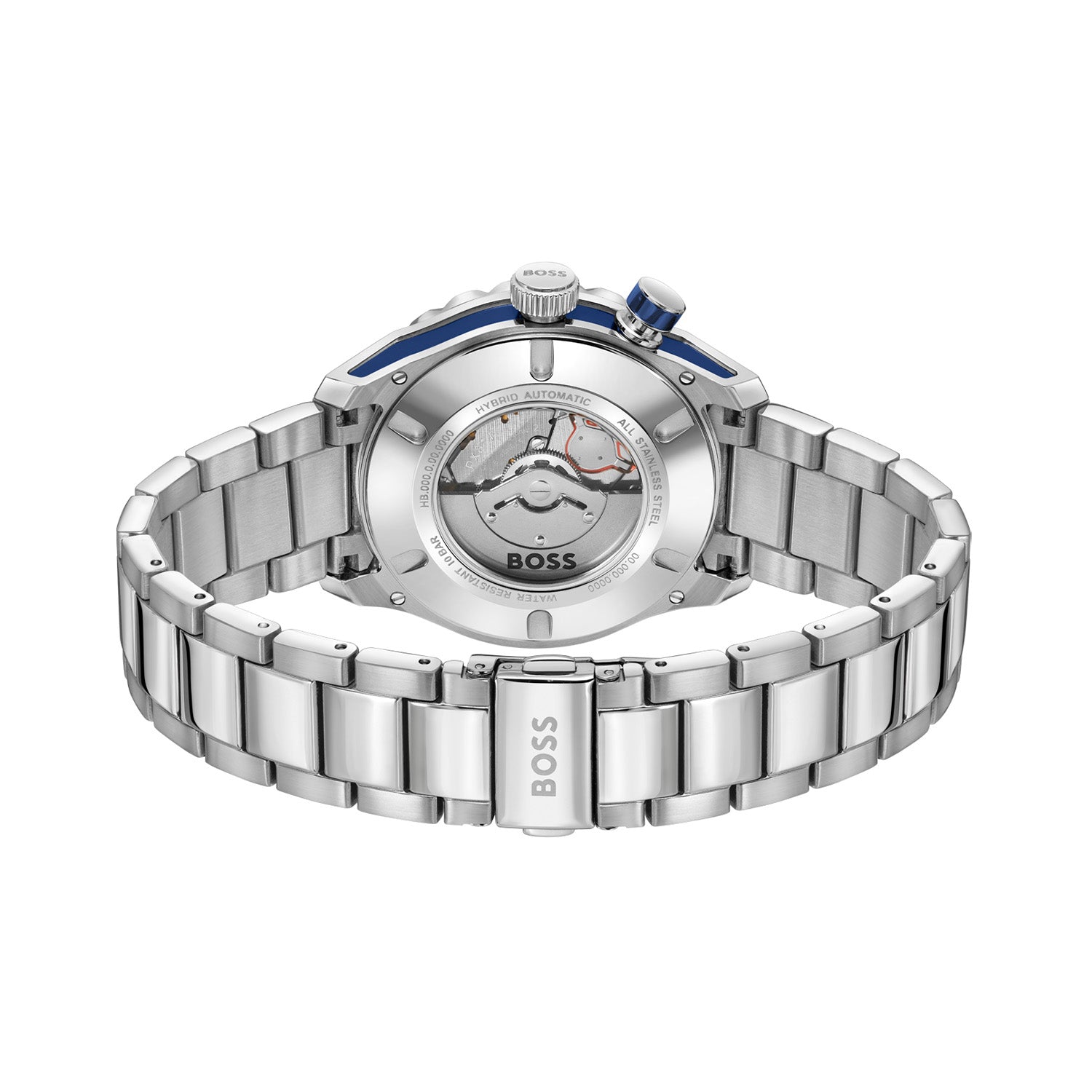 Hugo Boss Heren Horloge HB1514177 42 mm Zilverkleurig