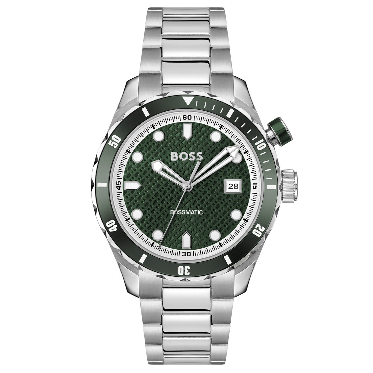 Hugo Boss Heren Horloge HB1514178 42 mm Zilverkleurig