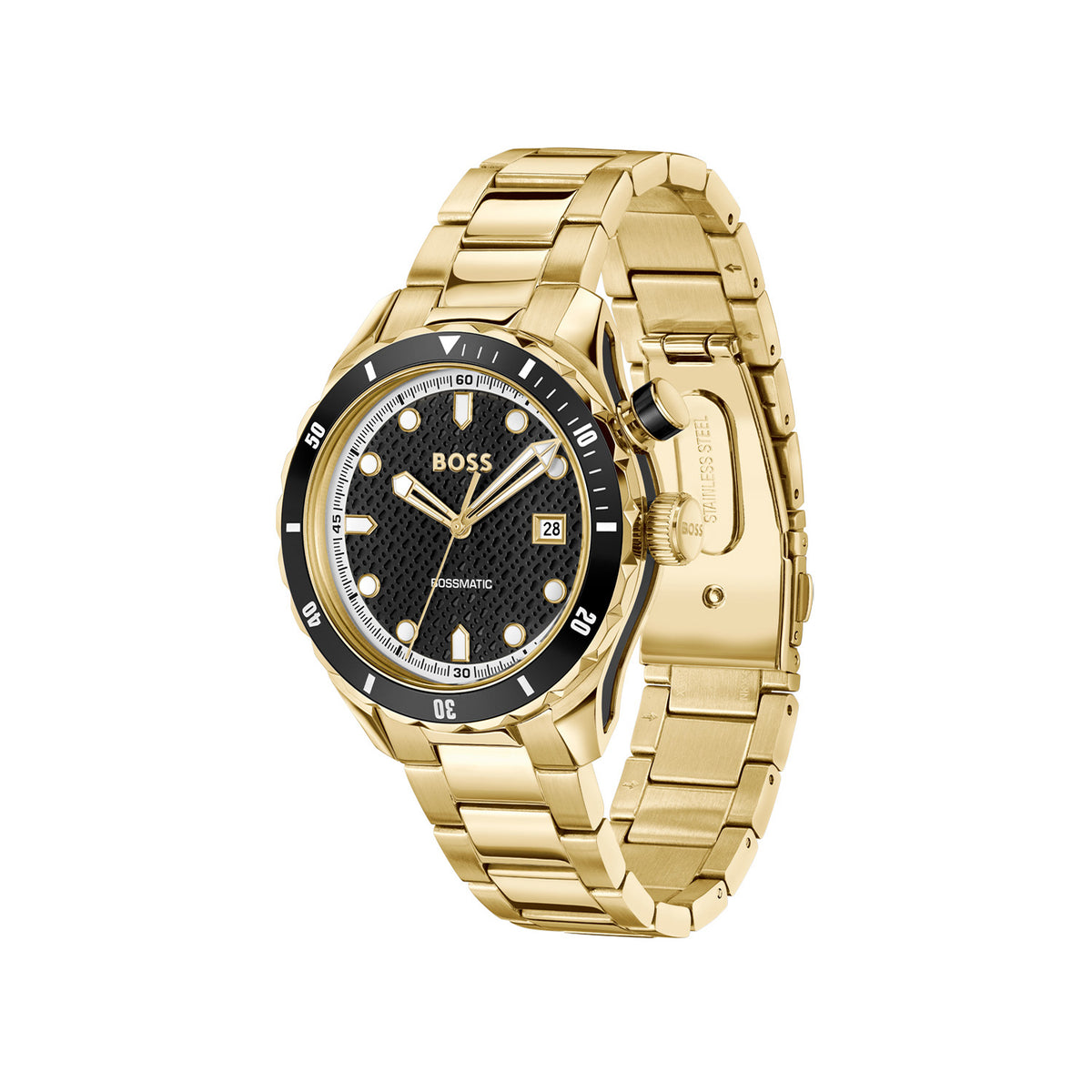 Hugo Boss Heren Horloge HB1514180 42 mm Goudkleurig