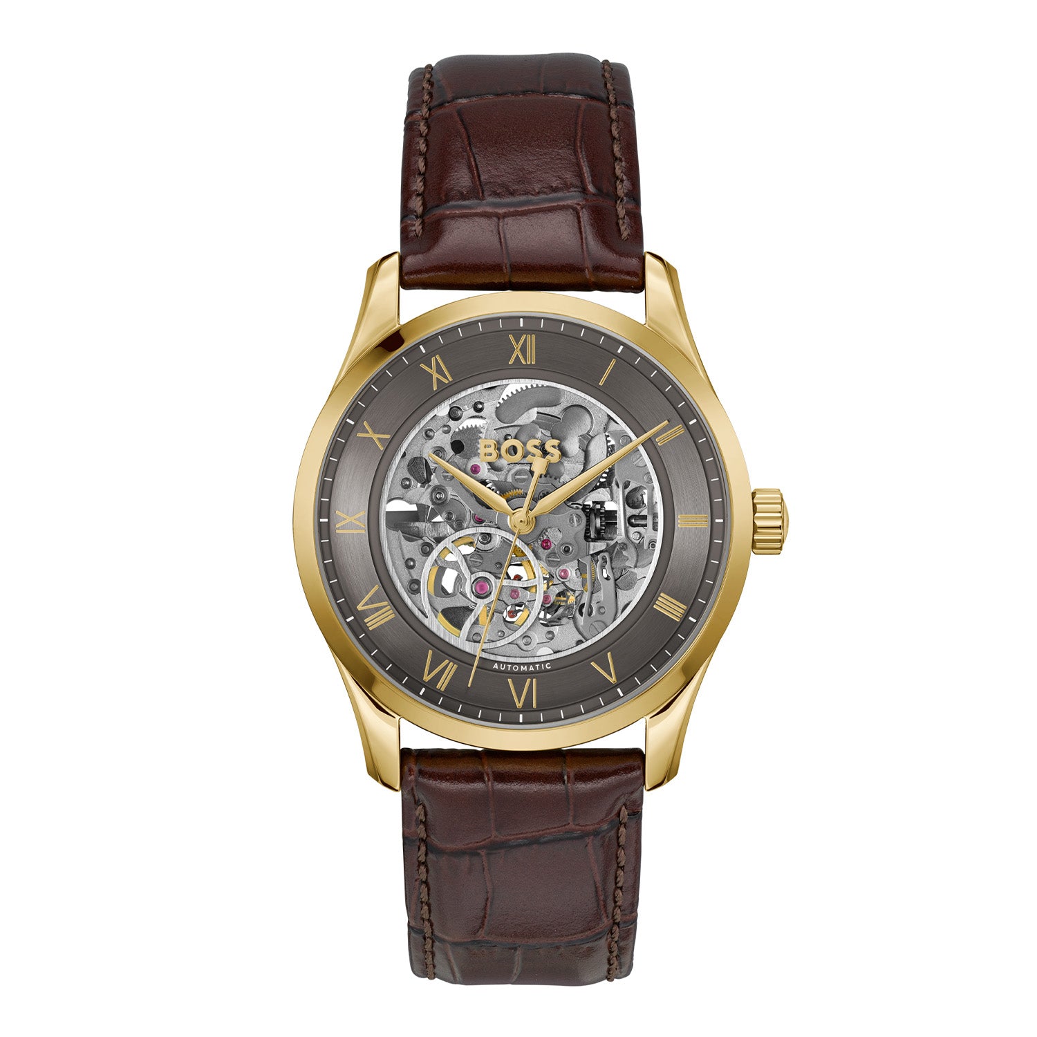 Hugo Boss Heren Horloge HB1514235 41 mm Goudkleurig