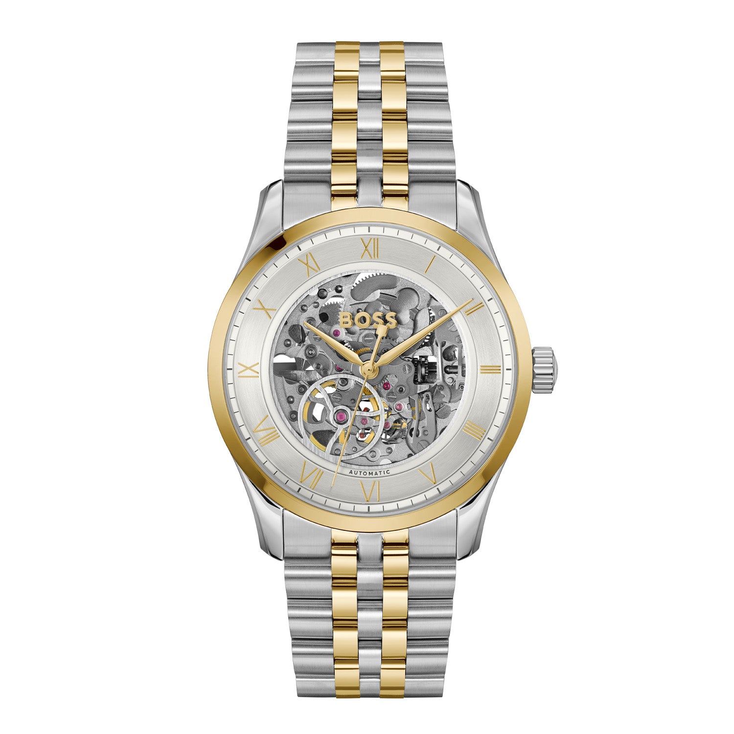 Hugo Boss Heren Horloge HB1514237 41 mm Zilverkleurig
