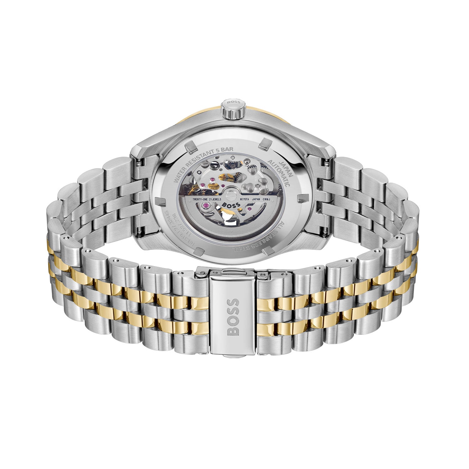 Hugo Boss Heren Horloge HB1514237 41 mm Zilverkleurig