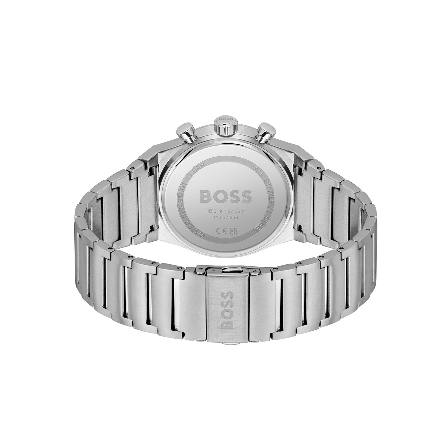 Hugo Boss Heren Horloge HB1514250 41 mm Zilverkleurig