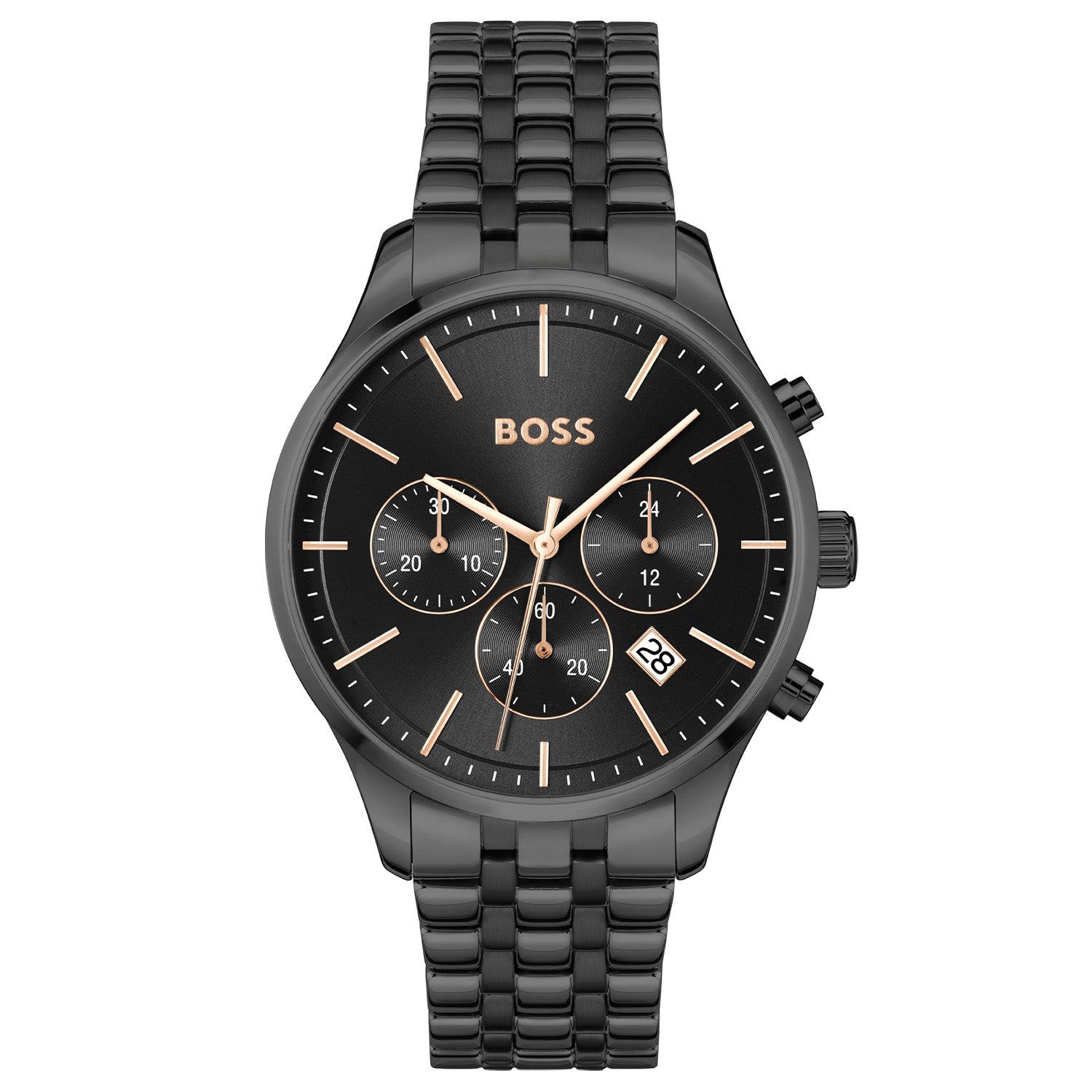 Hugo Boss Heren Horloge HB1514256 42 mm Zwart