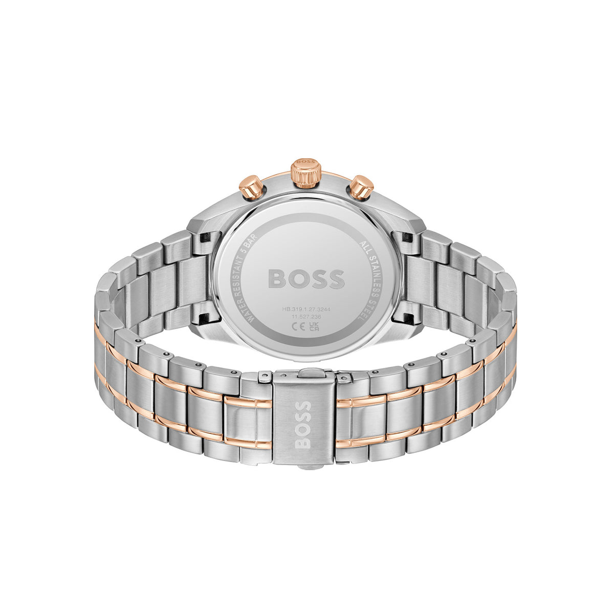 Hugo Boss Heren Horloge HB1514260 40 mm Zilverkleurig