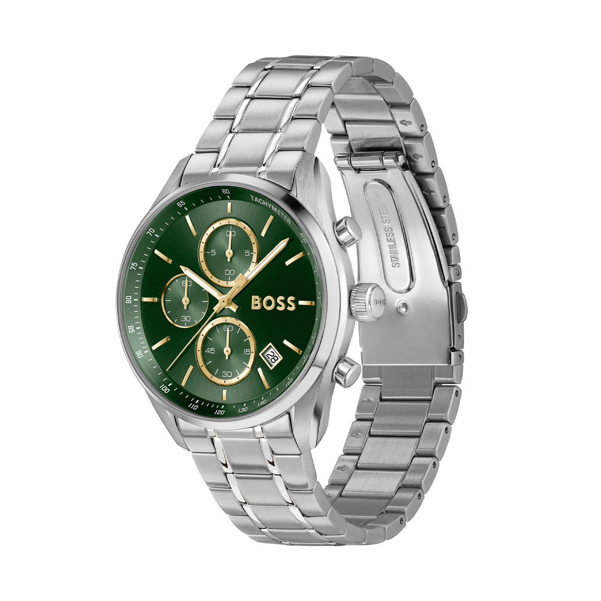 Hugo Boss Heren Horloge HB1514265 40 mm Zilverkleurig
