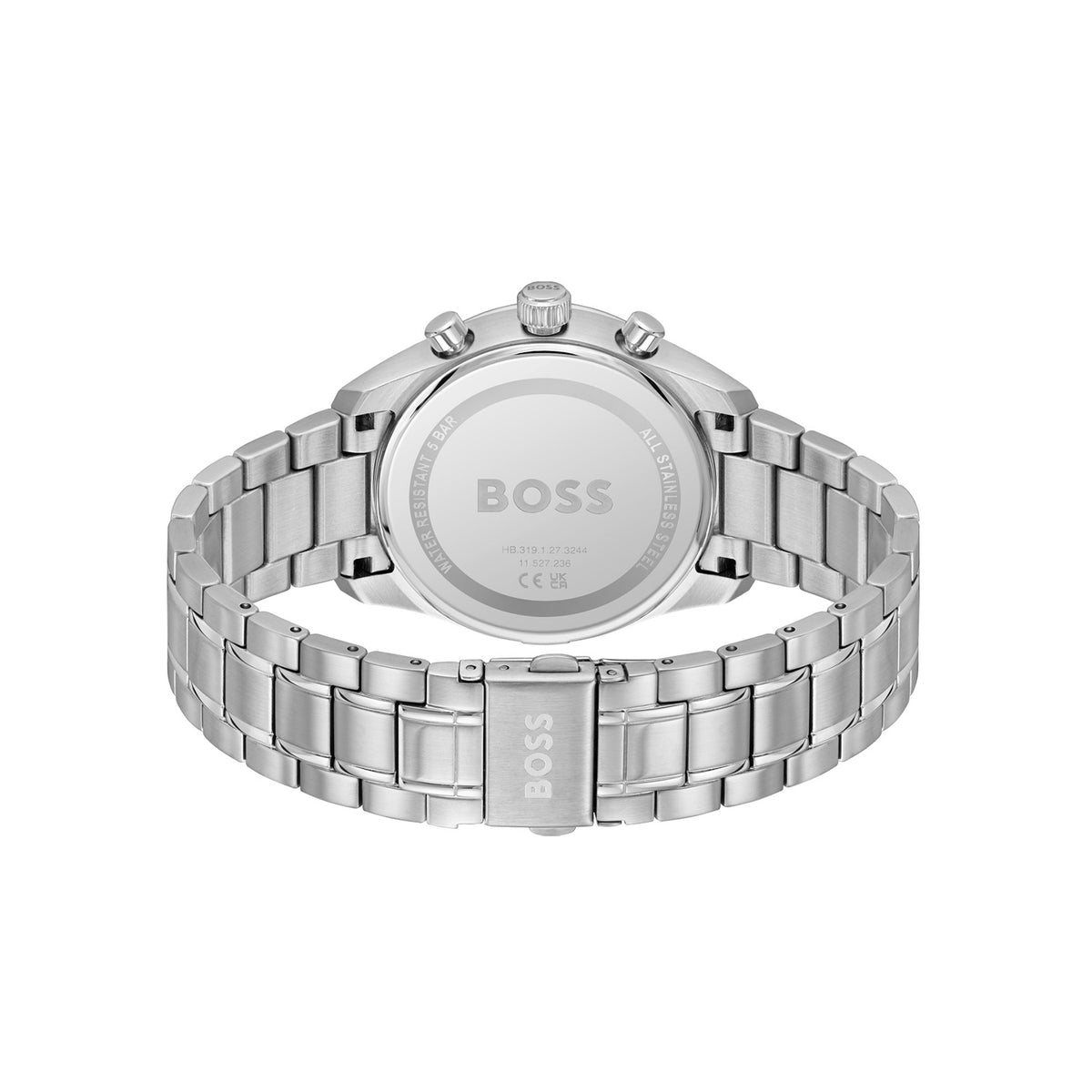 Hugo Boss Heren Horloge HB1514265 40 mm Zilverkleurig