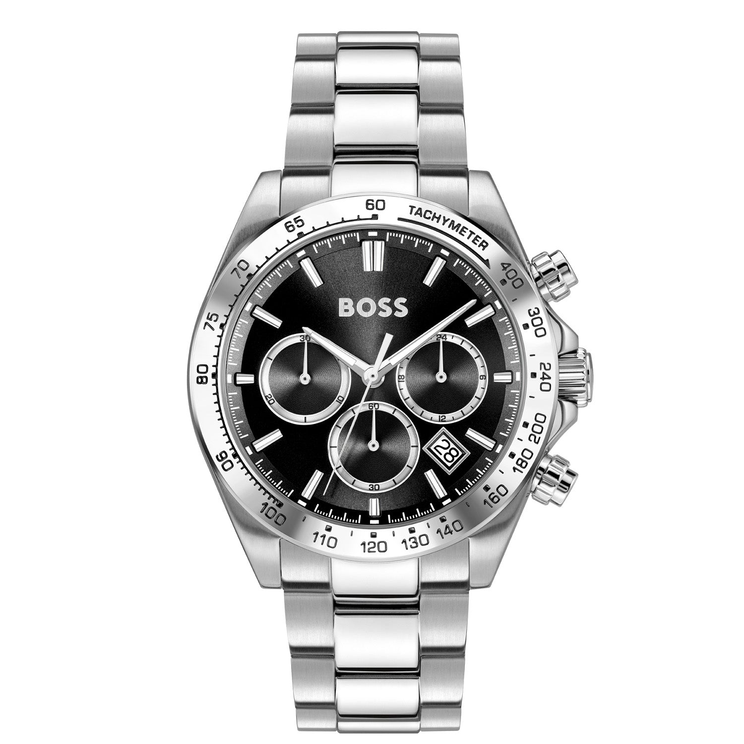 Hugo Boss Heren Horloge HB1514267 43 mm Zilverkleurig