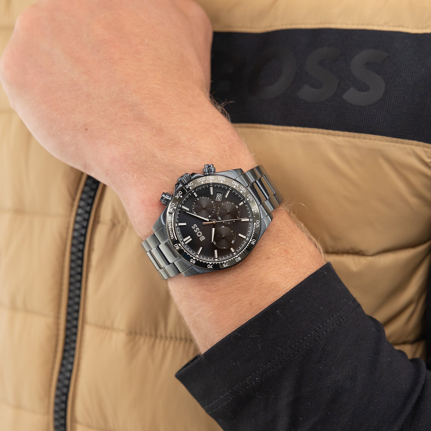 Hugo Boss Heren Horloge HB1514270 43 mm Blauw