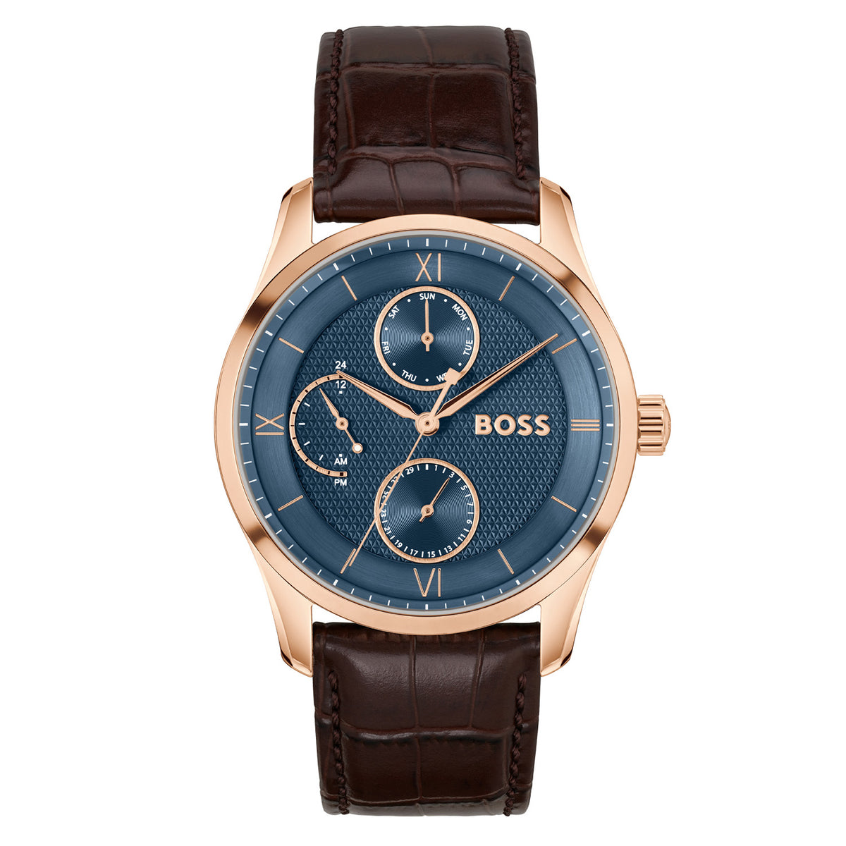 Hugo Boss Heren Horloge HB1514273 41 mm Goudkleurig