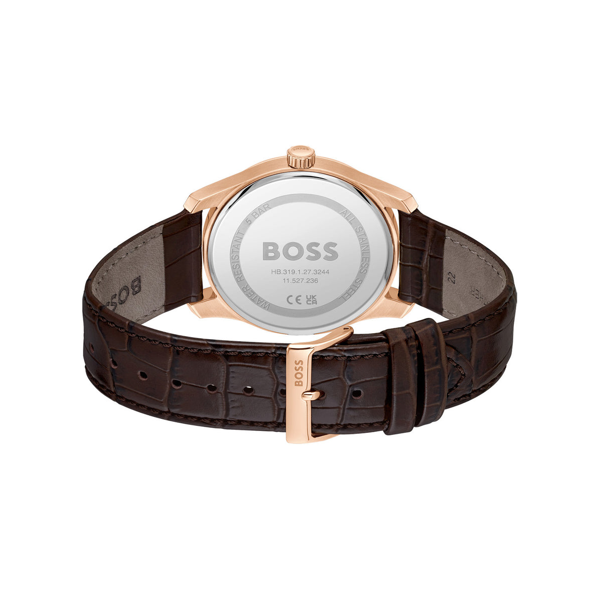 Hugo Boss Heren Horloge HB1514273 41 mm Goudkleurig