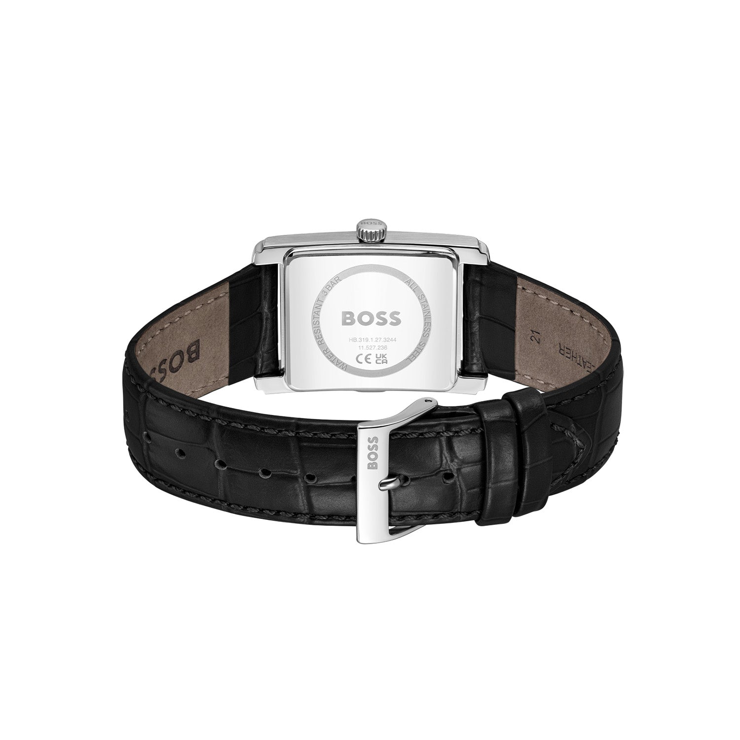 Hugo Boss Heren Horloge HB1514277 39 mm Zilverkleurig