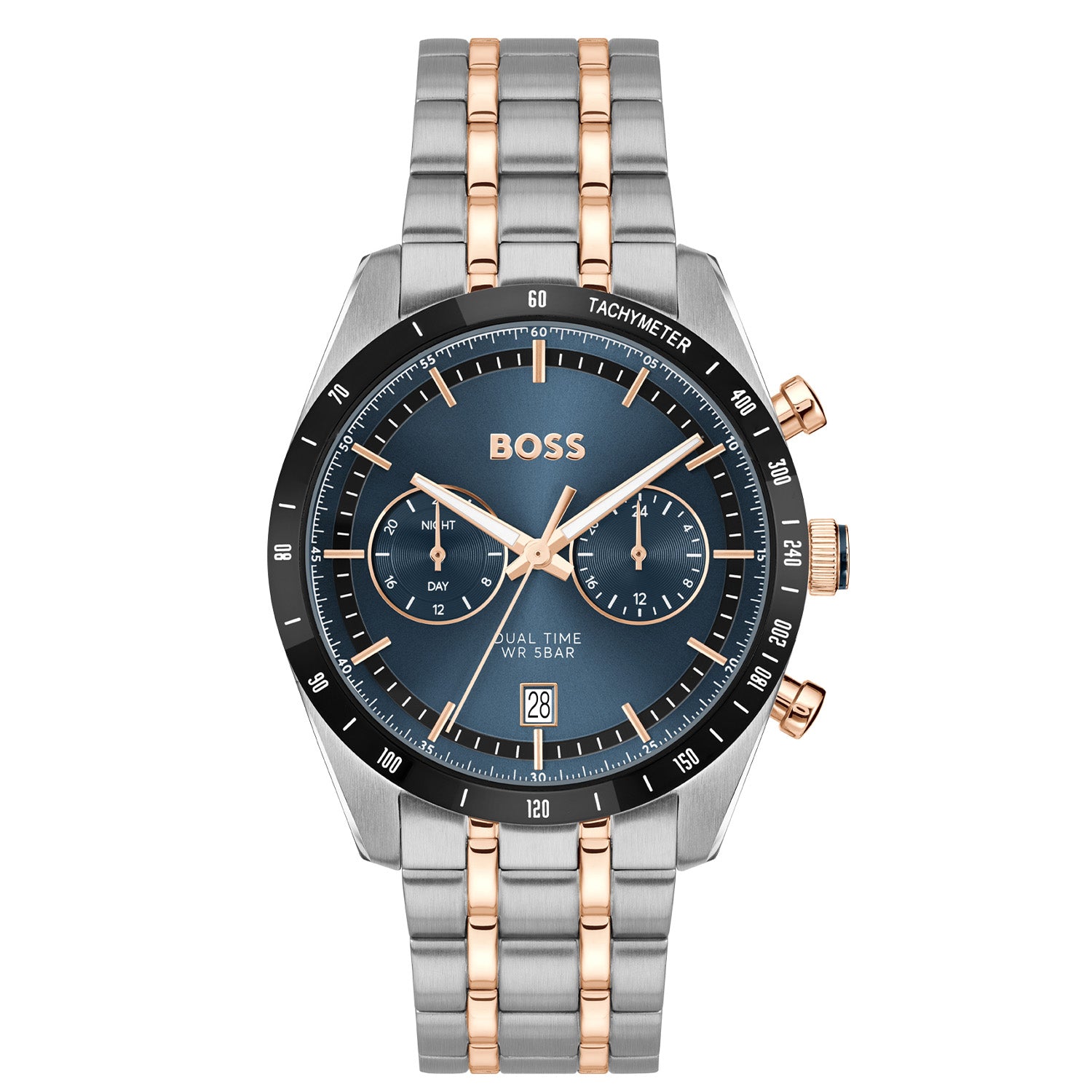 Hugo Boss Heren Horloge HB1514288 41 mm Zilverkleurig