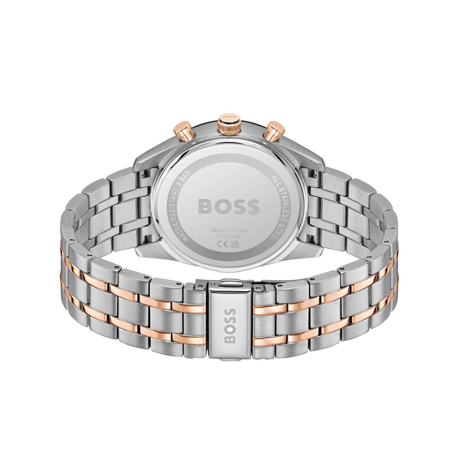 Hugo Boss Heren Horloge HB1514288 41 mm Zilverkleurig