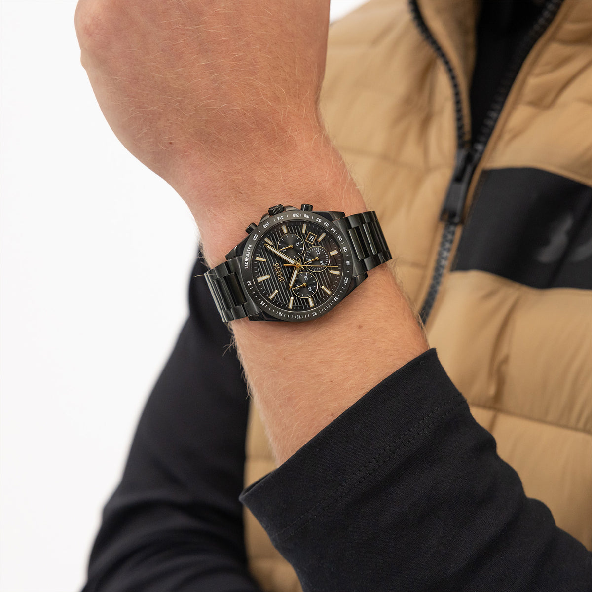 Hugo Boss Heren Horloge HB1514291 41 mm Zwart
