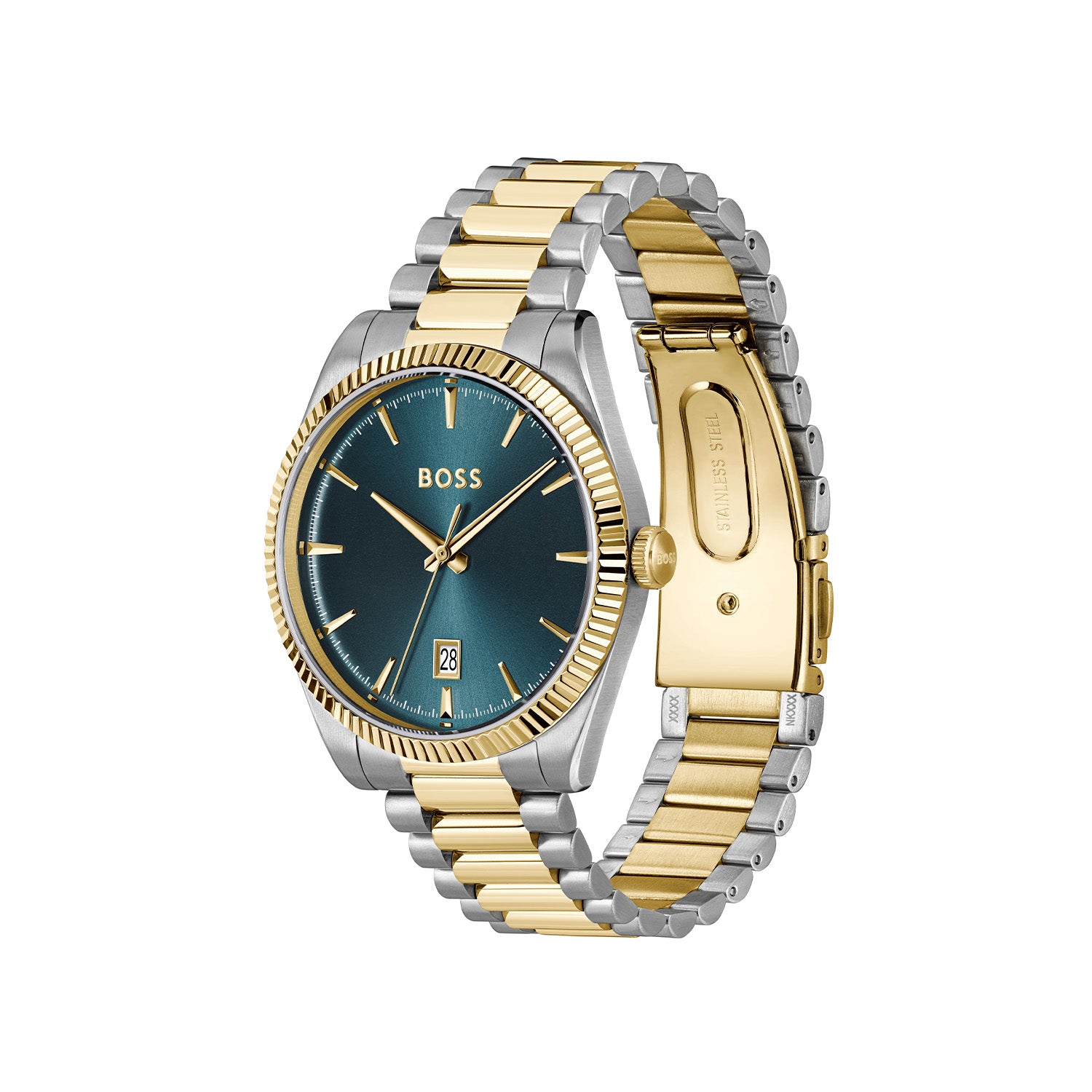 Hugo Boss Heren Horloge HB1514311 40 mm Zilverkleurig