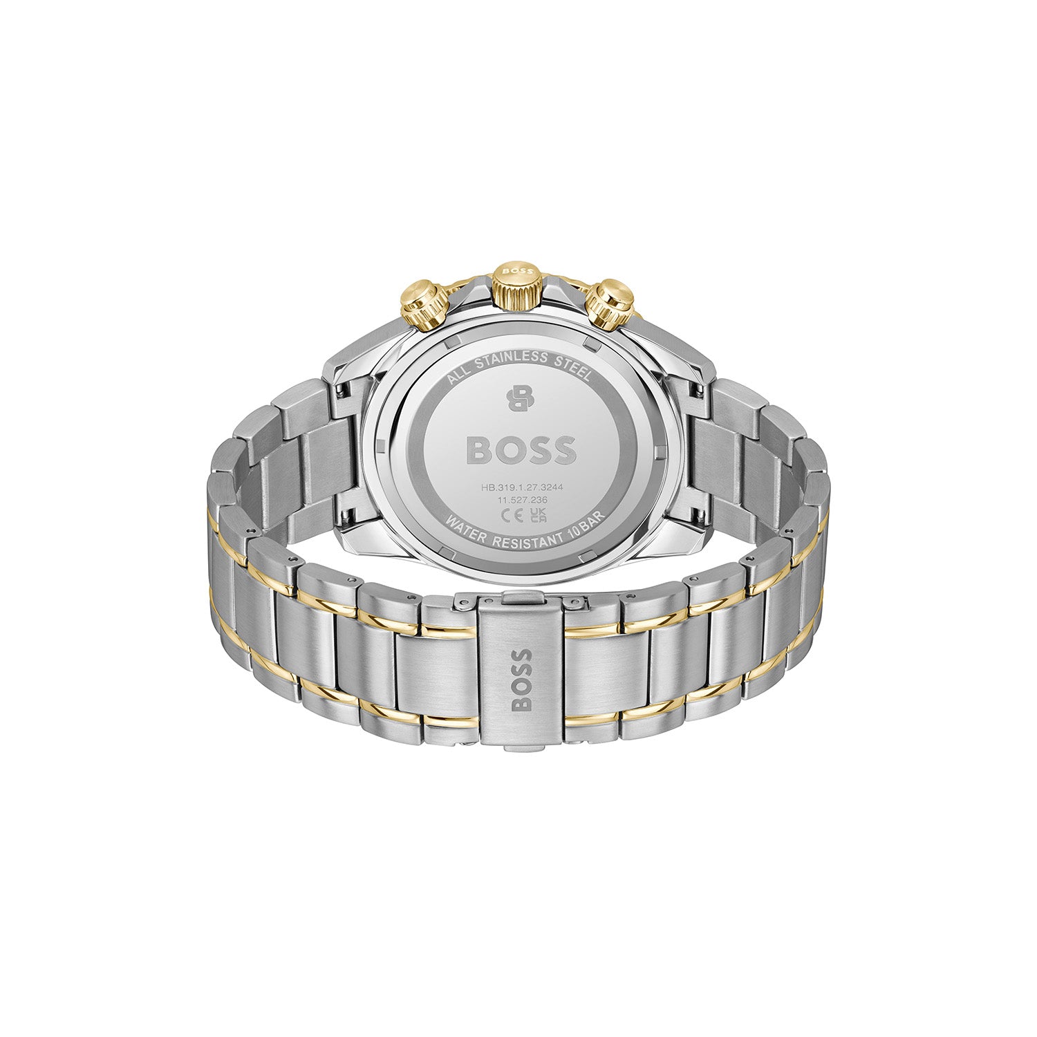 Hugo Boss Heren Horloge HB1514325 44 mm Zilverkleurig