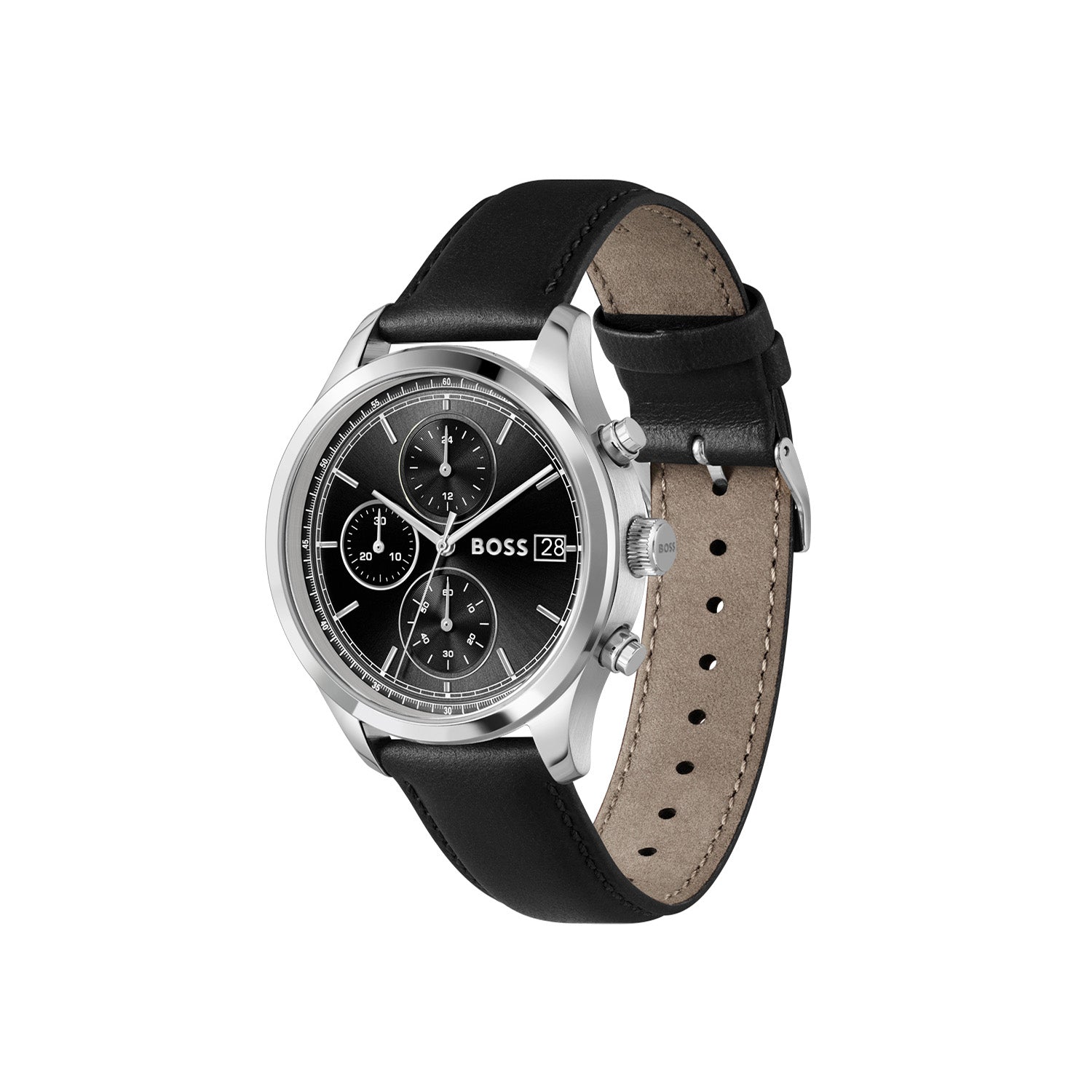 Hugo Boss Heren Horloge HB1514326 41 mm Zilverkleurig