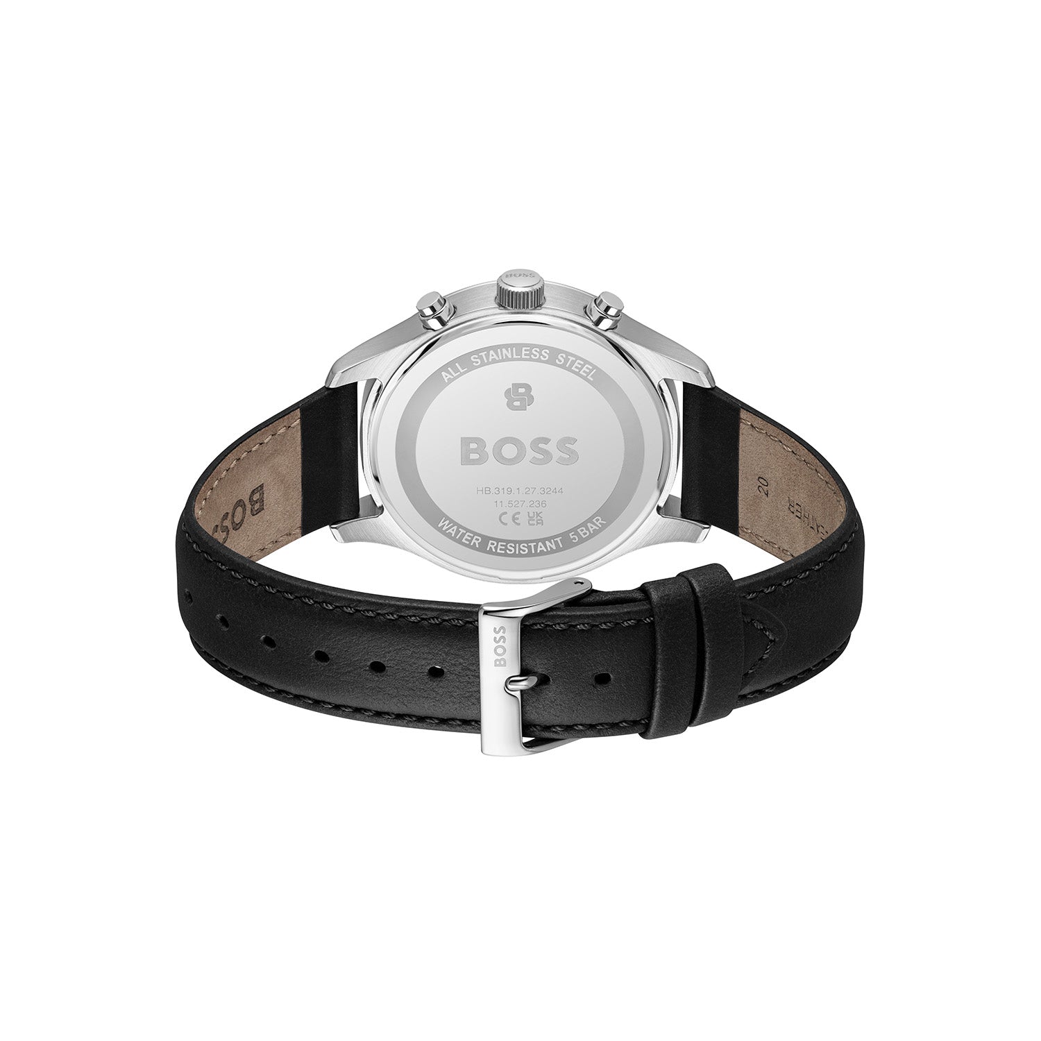 Hugo Boss Heren Horloge HB1514326 41 mm Zilverkleurig