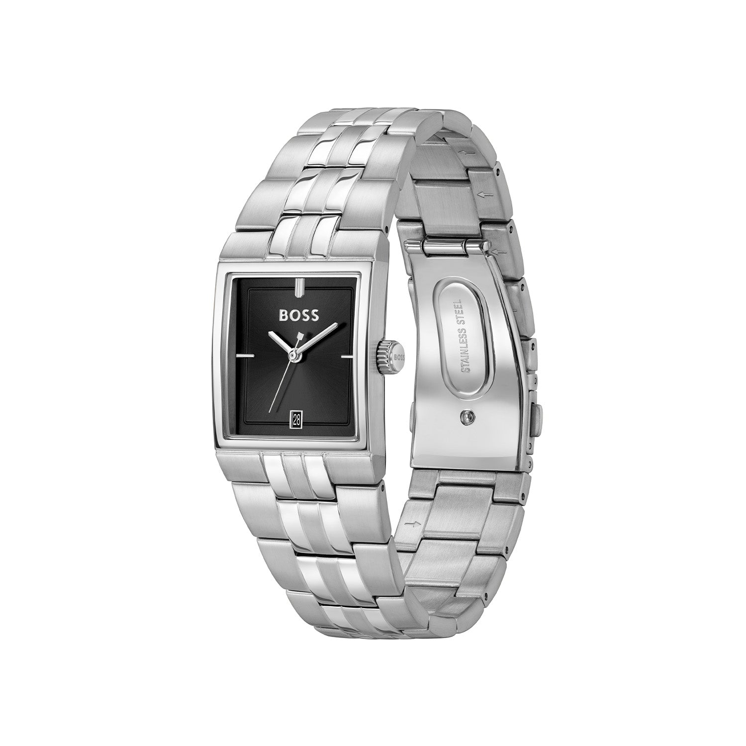 Hugo Boss Heren Horloge HB1514331 28 mm Zilverkleurig