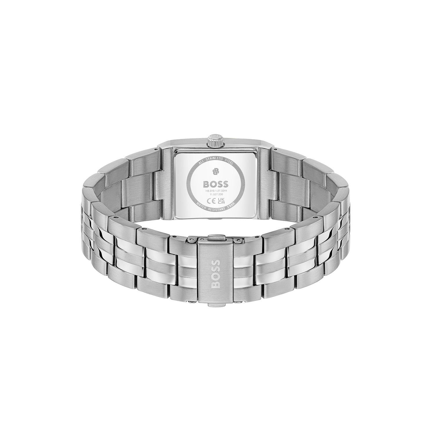 Hugo Boss Heren Horloge HB1514331 28 mm Zilverkleurig