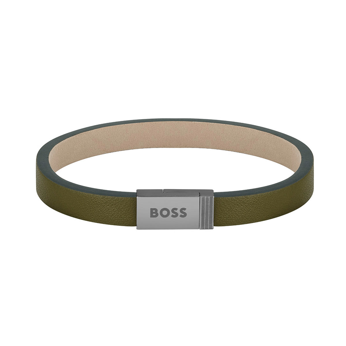 Hugo Boss Armband HBJ1580338M Heren Groen 19 cm