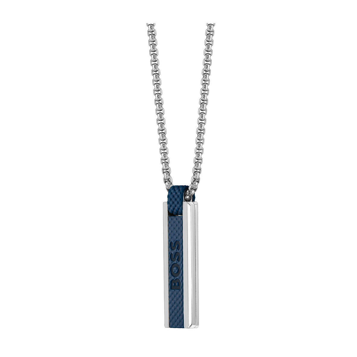Hugo Boss Ketting HBJ1580370 Heren Zilverkleurig 60 cm