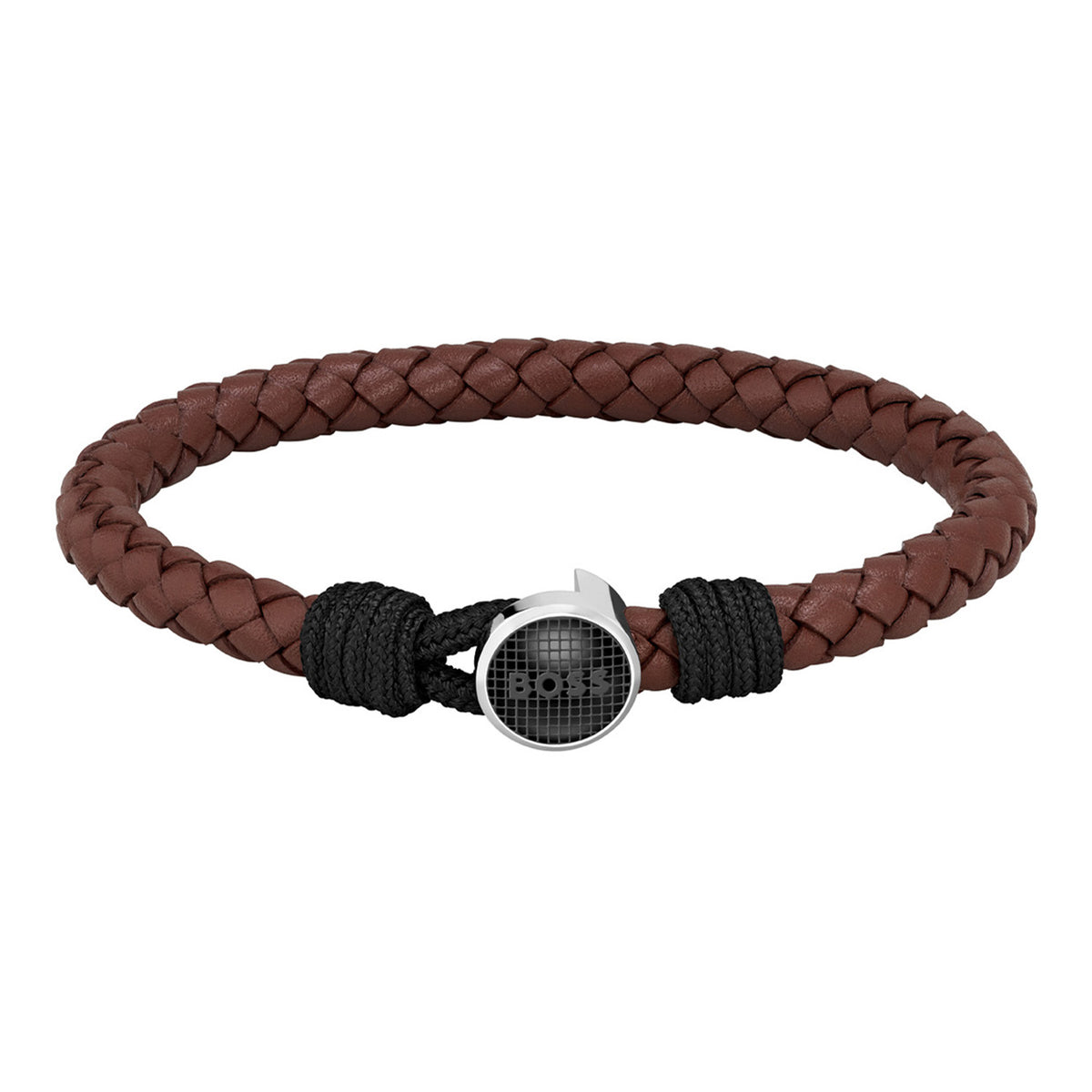 Hugo Boss Armband HBJ1580467M Heren Bruin 19 cm