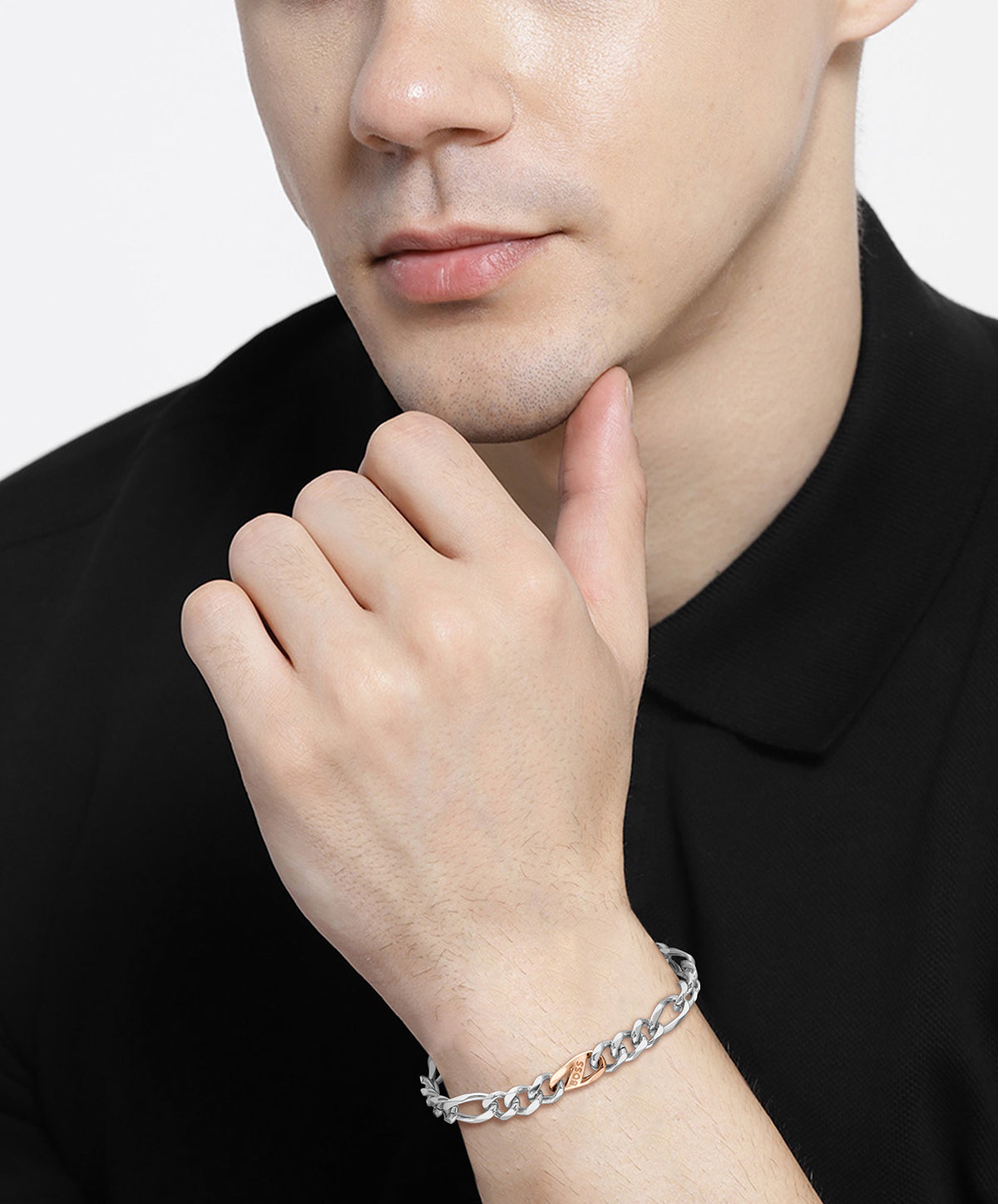 Hugo Boss Armband HBJ1580613M Heren Zilverkleurig 19,5 cm