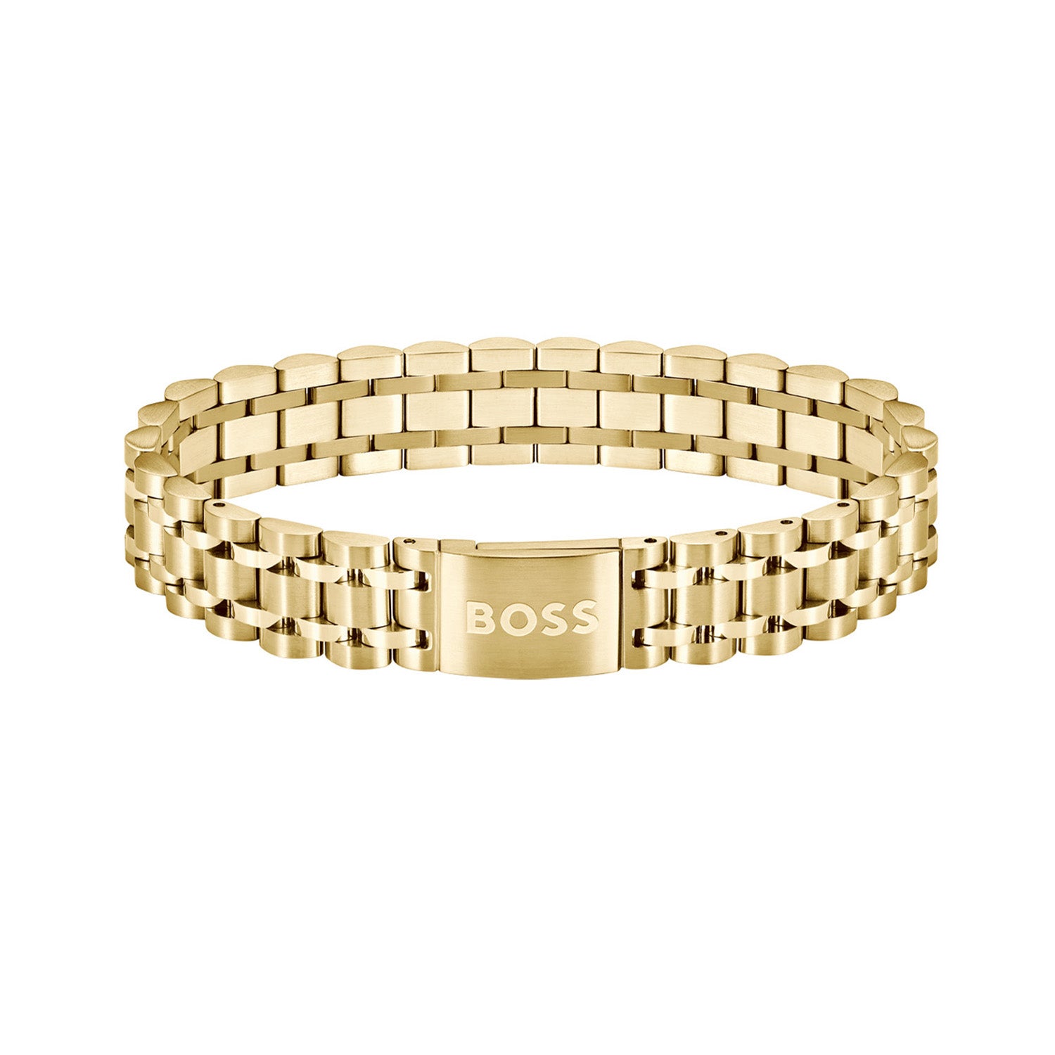 Hugo Boss Armband HBJ1580645 Heren Goudkleurig 19 cm
