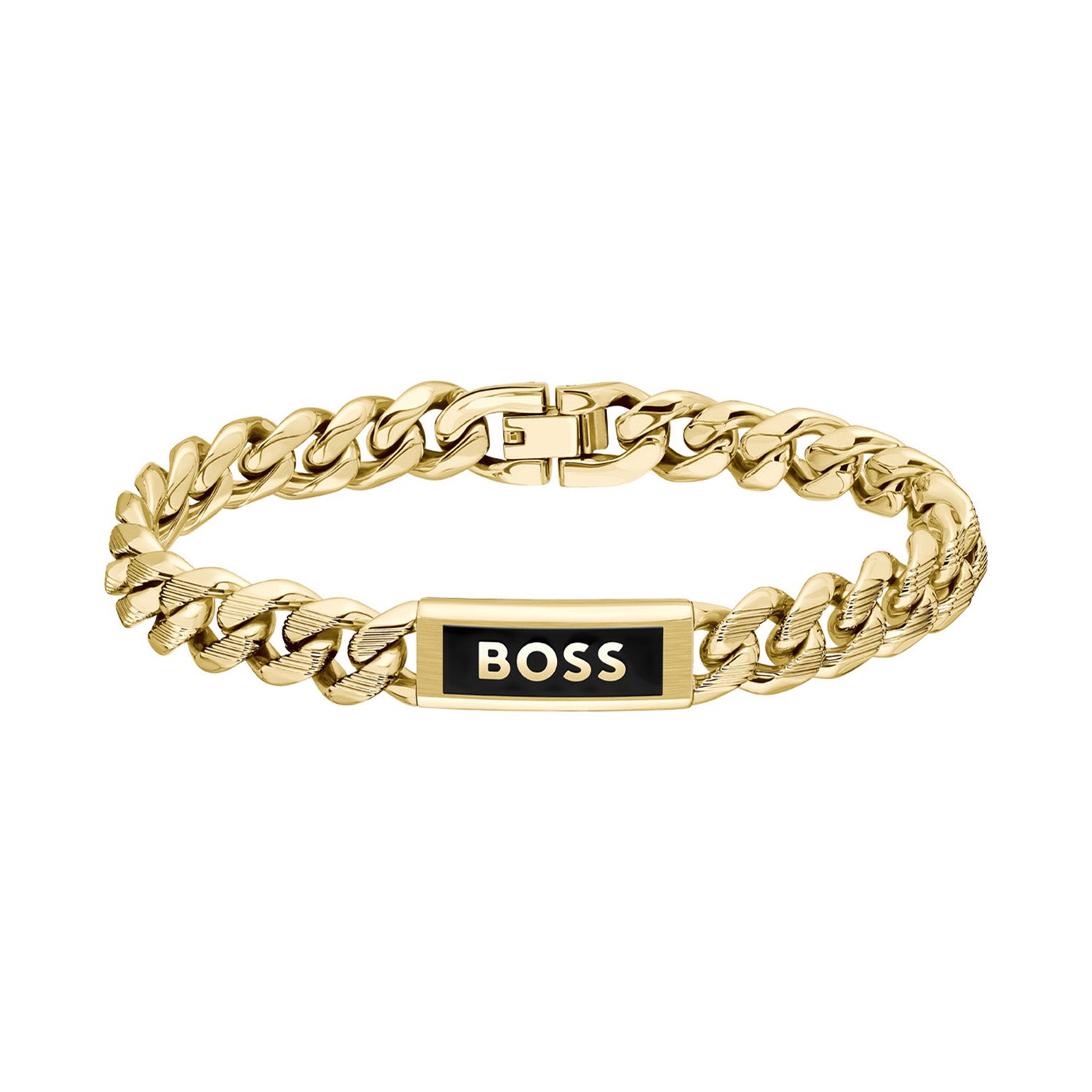 Hugo Boss Armband HBJ1580680M Heren Goudkleurig 19 cm