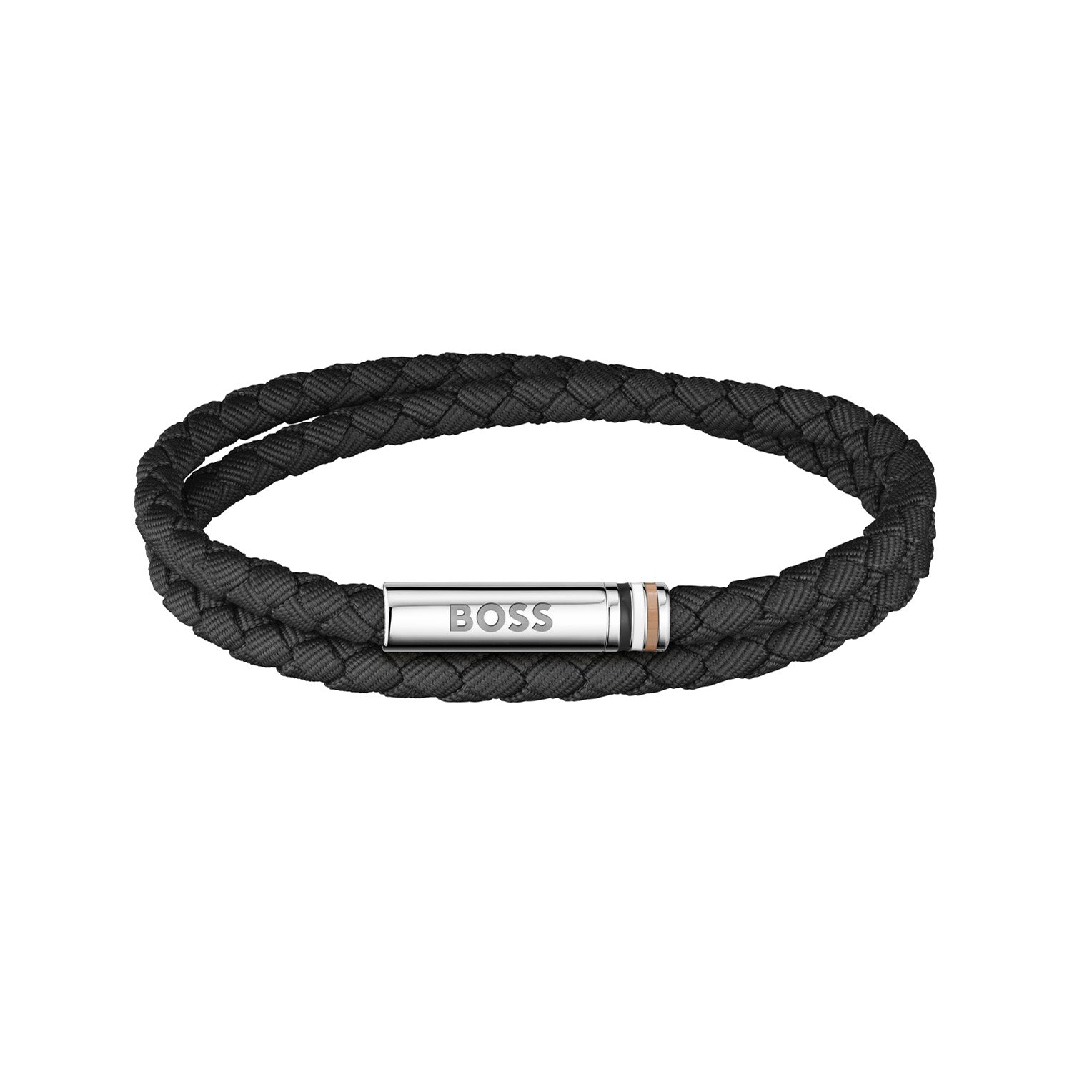 Hugo Boss Armband HBJ1580796 Heren Zwart 19 cm