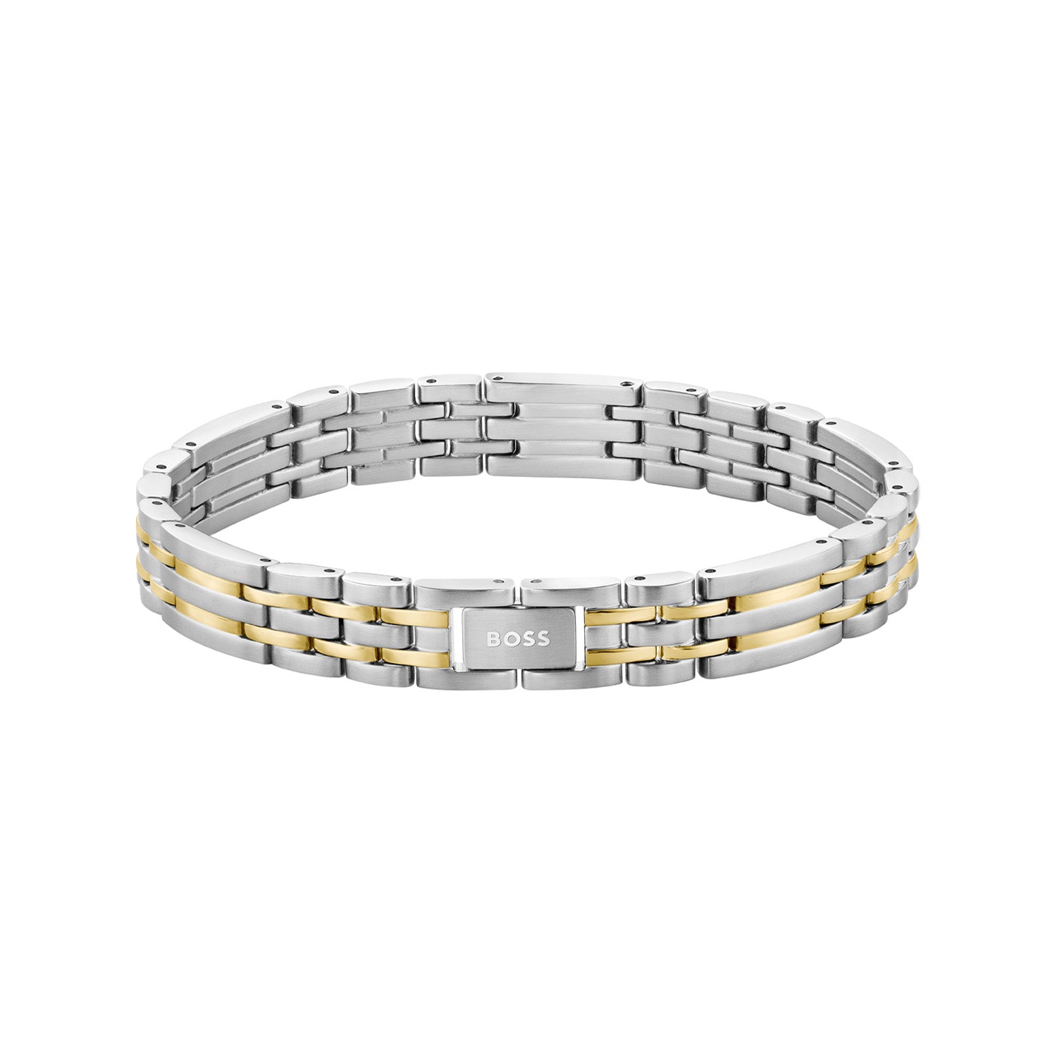 Hugo Boss Armband HBJ1580813 Heren Bicolor 19 cm