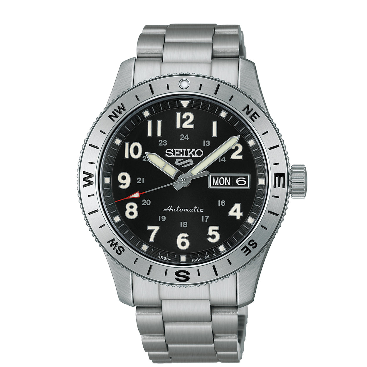 Seiko 5 Sports Herenhorloge HDB006K1 zwart - HDB006K1