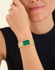 Rosefield horloge HEGSG-H05 Heirloom Emerald Dial Steel Gold - PansiteNederland.nl