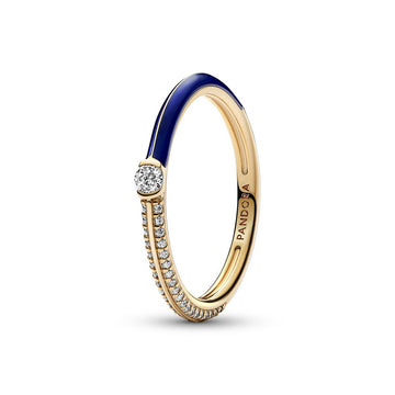 Pandora ME Pavé & blauwe dubbele ring 162528C01, exclusief en kwalitatief hoogwaardig. Ontdek nu!